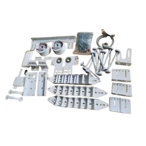 16x8 White Hardware Kit
